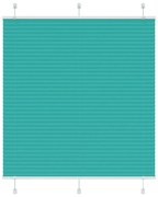 vidaXL Πλισέ περσίδα Petrol Green 120x150 cm Πλάτος υφάσματος 119,4 cm