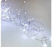 Λαμπάκια 100 Micro LED με Πρόγραμμα και Σταθερά Ασημί Σύρμα Ψυχρό Φως IP44 30-109 Lumen-30-109-Ασημί 30-109