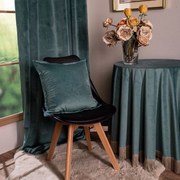 Μαξιλαροθήκη Διακοσμητική Velvet 15 Pine Green Teoran 45X45 Cotton-Acrylic