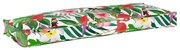vidaXL Μαξιλάρι παλέτας για πάγκο Floral Πολύχρωμο 110 x 40 x 8 εκ