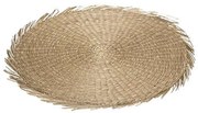 Σουπλά Ψάθινο Κρόσσι 07.178500 Φ38cm Beige Ψάθα