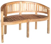 Παγκάκι διθέσιο Coren pakoworld φυσικό teak ξύλο 130x61x87εκ - 335-000006