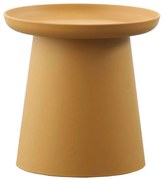 Τραπέζι Σαλονιού Tech 27-0187 Φ50x46,5cm Mustard