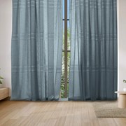 Κουρτίνα (270x280) Με Τρέσα Whitegg K0188-4 Grey-Blue