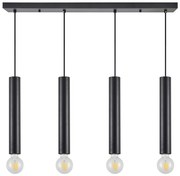 Φωτιστικό Οροφής  SE21-BL-5-4BL ADEPT TUBE BLACK Black Pendant+ - 51W - 100W - 77-8674