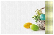 Σουπλά Easter 08 45X33 White-Green Saint Clair 45x33cm Πολυέστερ