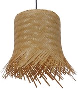 Φωτιστικό Οροφής Leegar 01201 Beige GloboStar Ψάθα