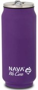 Ποτήρι - Θερμός Με Καλαμάκι We Care 10-016-041 Φ7x18,5cm 500ml Purple Nava