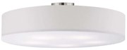 Φωτιστικό Οροφής - Πλαφονιέρα Hotel 603900501 White Trio Lighting Μέταλλο,Ύφασμα