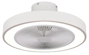 ESTIA 06-30155 ΑΝΕΜΙΣΤΗΡΑΣ ΟΡΟΦΗΣ HALO FLOW 50cm 15w ΜΕ CCT LED ΦΩΤΙΣΜΟ 45W &amp; ΤΗΛΕΧΕΙΡΙΣΤΗΡΙΟ ΛΕΥΚΟΣ
