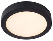 Φωτιστικό Οροφής Lucide 28116-24-30 BRICE-LED Μαύρο Ματ (Black Mat) 3000 K