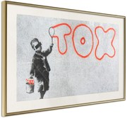 Αφίσα - Banksy: Tox - 60x40 - Χρυσό - Με πασπαρτού