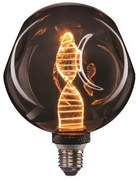 ΛΑΜΠΑ LED ΓΛΟΜΠΟΣ G125 4W E27 1800K 220-240V DENTED DNA SMOKY DIMMABLE Eurolamp 147-78730