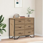 vidaXL Κουτί με Συρτάρια Ξυλόπινα 91x35.5x74.5 εκ. Επεξεργασμένο Ξύλο