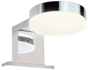 Φωτιστικό Τοίχου - Απλίκα Μπάνιου Lustro PN73LEDW8CH 5W Led 8x14,5x6,5cm Chrome Aca Μέταλλο