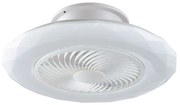 Ανεμιστήρας Οροφής - Πλαφονιέρα LED-Skyron-INT 4450lm CCT 60x22cm White Intec Διάμετρος 60cm