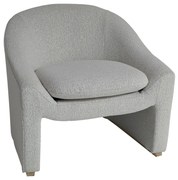 Artekko Cloud Μπεζ Υφασμάτινη Μπουκλέ Πολυθρόνα (76x76x71)cm Artekko 735-2209-W