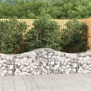 vidaXL Συρματοκιβώτια Τοξωτά 20 τεμ. 200x50x60/80 εκ. Γαλβαν. Ατσάλι