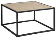 Τραπεζάκι Σαλονιού 0033-223-008 70x70x40cm Oak-Black