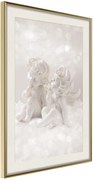 Αφίσα - Cute Angels - 40x60 - Χρυσό - Με πασπαρτού