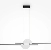 Κρεμαστό Φωτιστικό Οροφής LED 26W Μαύρο-Λευκό Skyline MOD179PL-L26W4K Maytoni MOD179PL-L26W4K Μαύρο-Λευκό