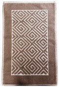 LABYRINTH BROWN ΧΑΛΙ 90% COTTON/10% POLYESTER 60Χ100ΕΚ | Συσκευασία 2 τμχ