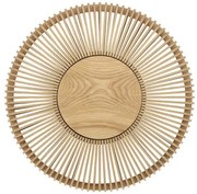 Απλίκα Φωτιστικό Τοίχου 1xE27 Δρυς Φ49cm Clava Up Wood Umage-2358-Μπεζ 2358