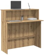 vidaXL Γραφείο υποδοχής 100x50x103,5 εκ. Επεξεργασμένο Ξύλο