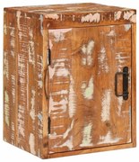 Κομοδίνο Καφέ 35 x 33 x 48 εκ Μασίφ ανακυκλωμένο ξύλο