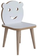 Παιδική καρέκλα Jerry Pakoworld λευκό-φυσικό 30x30x47εκ-120-000289-Λευκό 120-000289