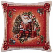 Χριστουγεννιάτικη Μαξιλαροθήκη (45x45) Silk Fashion W353