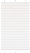 vidaXL Πλισέ περσίδα Λευκό 120x200 cm Πλάτος υφάσματος 119,4 cm