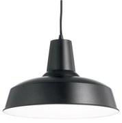 Κρεμαστό Φωτιστικό Ideal Lux Moby 093659 Μαύρο