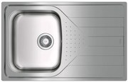 Teka UNIVERSE 45 T-XP 1B 1D Ανοξείδωτος Λείος Ένθετος Νεροχύτης 45 cm