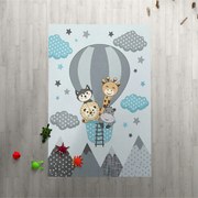 Παιδικό Χαλί (135x200) Dimcol Balloon 292