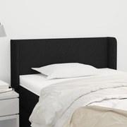 vidaXL Κεφαλάρι με Πτερύγια Μαύρο 83x16x78/88 εκ. Υφασμάτινο