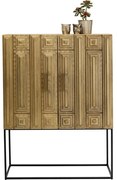 Μπαρ Marrakesh Ευκάλυπτος Χρυσό 100x42x140εκ - Χρυσό