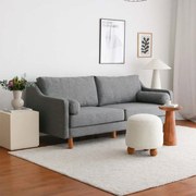 Καναπές Τριθέσιος Nordi 383EVN1241 196x93x82cm Grey