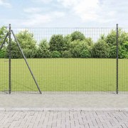 vidaXL Euro Fence με 7 Πόδια με Φλάντζα 1.4x10 μ Γαλβανισμένο Ατσάλι