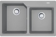 Franke Urban UBG 620-78 Stone Grey Γρανιτένιος Νεροχύτης 80cm