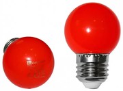 Adeleq Led Λάμπα Σφαιρικό Ε27 2W 230V Κόκκινο 13-27022