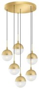 Κρεμαστό Φωτιστικό Οροφής 100-01132-13 Luma-100-01132-13-GOLD-Χρυσό 100-01132-13-GOLD