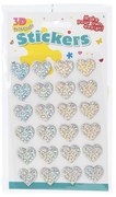 Αυτοκόλλητα &quot;Hearts&quot; 2,5x2εκ.  τμχ.