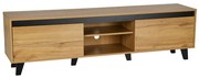 ARABICA TV STAND SONOMA ΜΑΥΡΟ 170x38xH49cm