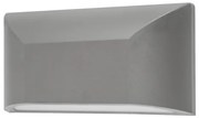 Απλίκα Φωτιστικό Τοίχου IP65 LED 6W 3000K Ορθογώνιο SLIM ACA-SLIM22-Γκρι SLIM22