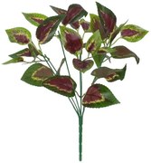 AMARANTHUS TRICOLOR 78296 Τεχνητό Φυτό Αμάραντος Τρίχρωμος - Μπουκέτο Διακοσμητικών Φυτών - Κλαδιών με Φύλλωμα Πράσινο - Κόκκινο 78296