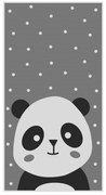 ΠΑΙΔΙΚΟ ΧΑΛΙ ΜΕ ΚΡΟΣΙΑ ΣΕΙΡΑ KIDDER HM7678.14 PANDA ΓΚΡΙ 80Χ150 εκ.