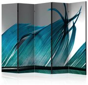 Διαχωριστικό με 5 τμήματα - Turquoise Feather II [Room Dividers] 225x172