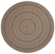 Ψάθινο Χαλί Avanos 8863 Denim Στρόγγυλο Round 200 x 200