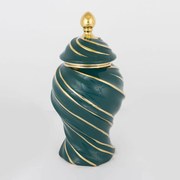 Διακοσμητικό Βάζο Με Καπάκι (Φ18.5x35) Estheti 752-20111